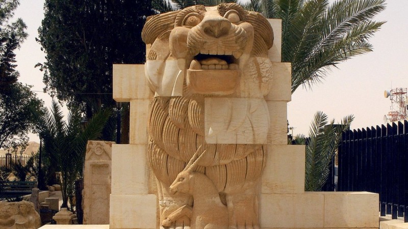 СМИ: древний лев Пальмиры спасен от рук ИГИЛ и возвращен к жизни в Дамаске