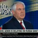 Тиллерсон: санкции против России вступят в силу, когда США подготовят новые правила для компаний
